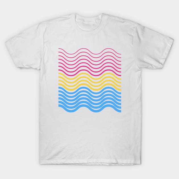 Pansexual Wave T-Shirt by queerenough